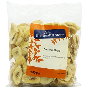 The Health Store Banana Chips 250g